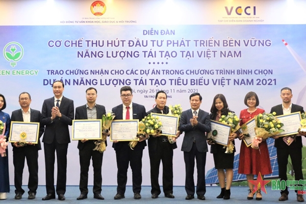 Nhà máy điện gió Thái Hòa - Bình Thuận: Top 10 dự án năng lượng tiêu biểu năm 2021 